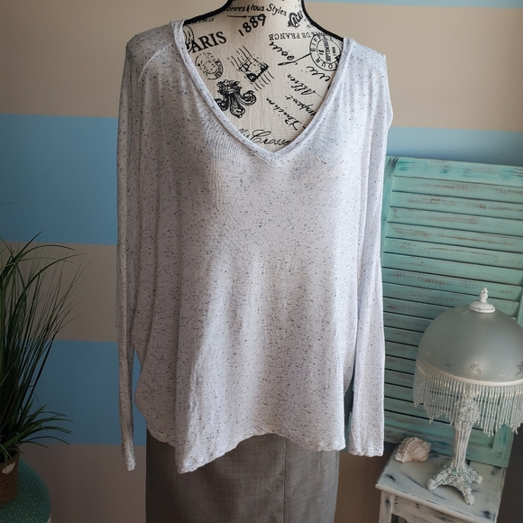 Express Lightweight Oversized Long Sleeve Tee - Picture 4 of 6